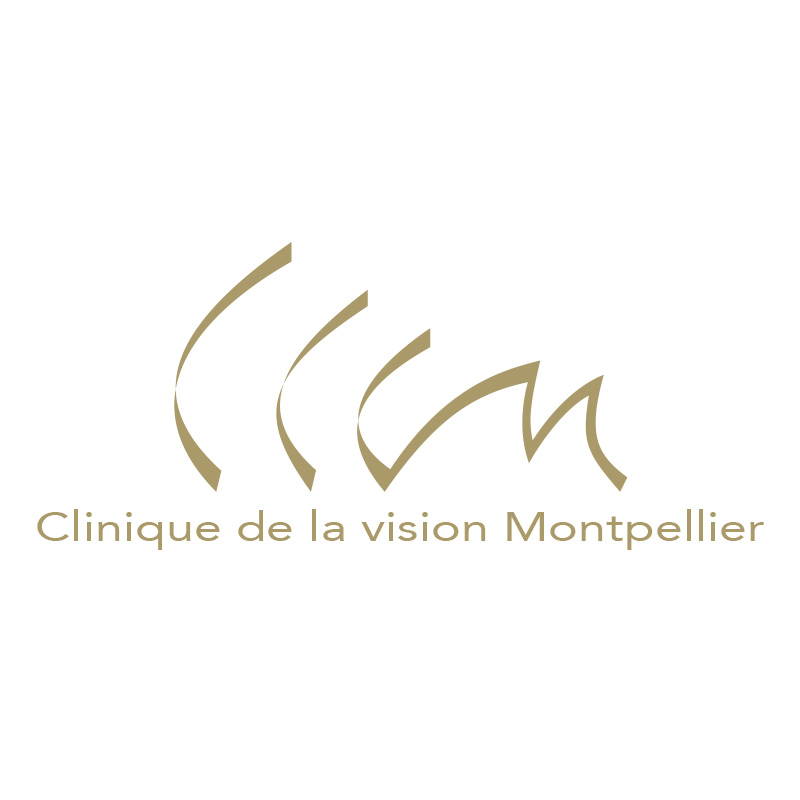 Logo Clinique de la vision Montpellier Gold