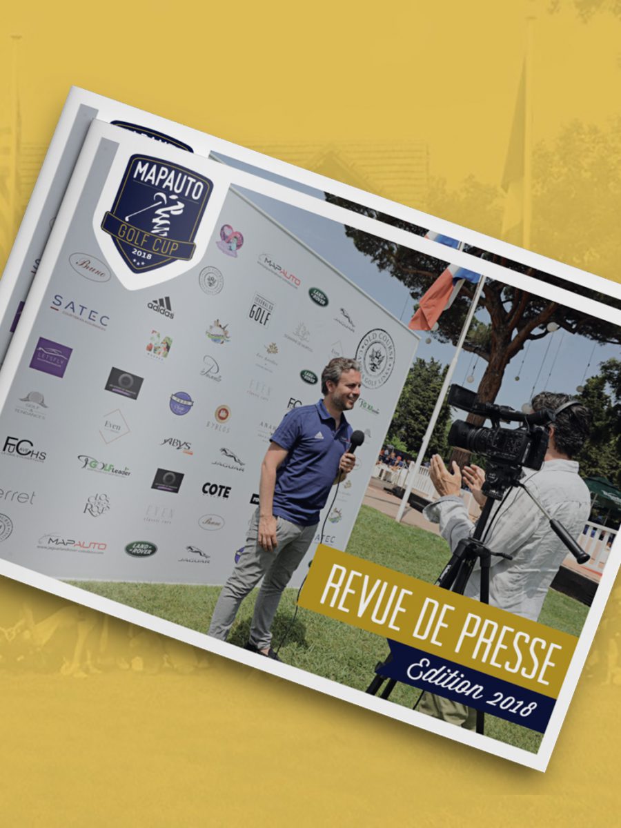 Brochure revue de presse Mapauto Golf Cup
