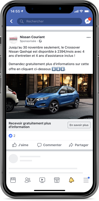 Publicité Nissan Couriant