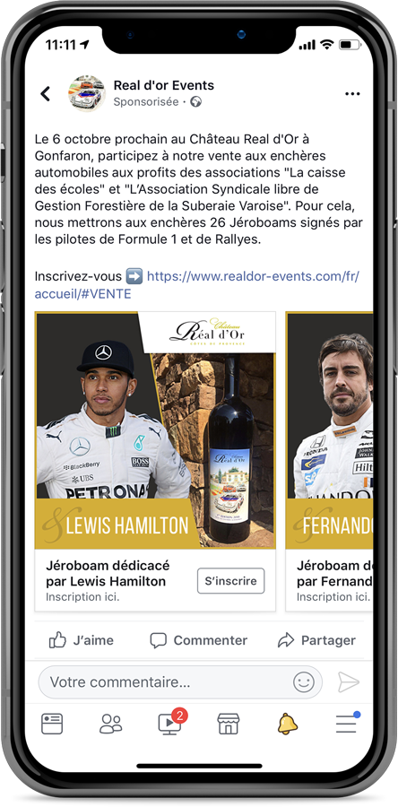 Contenu créatif pour Real d'Or Events