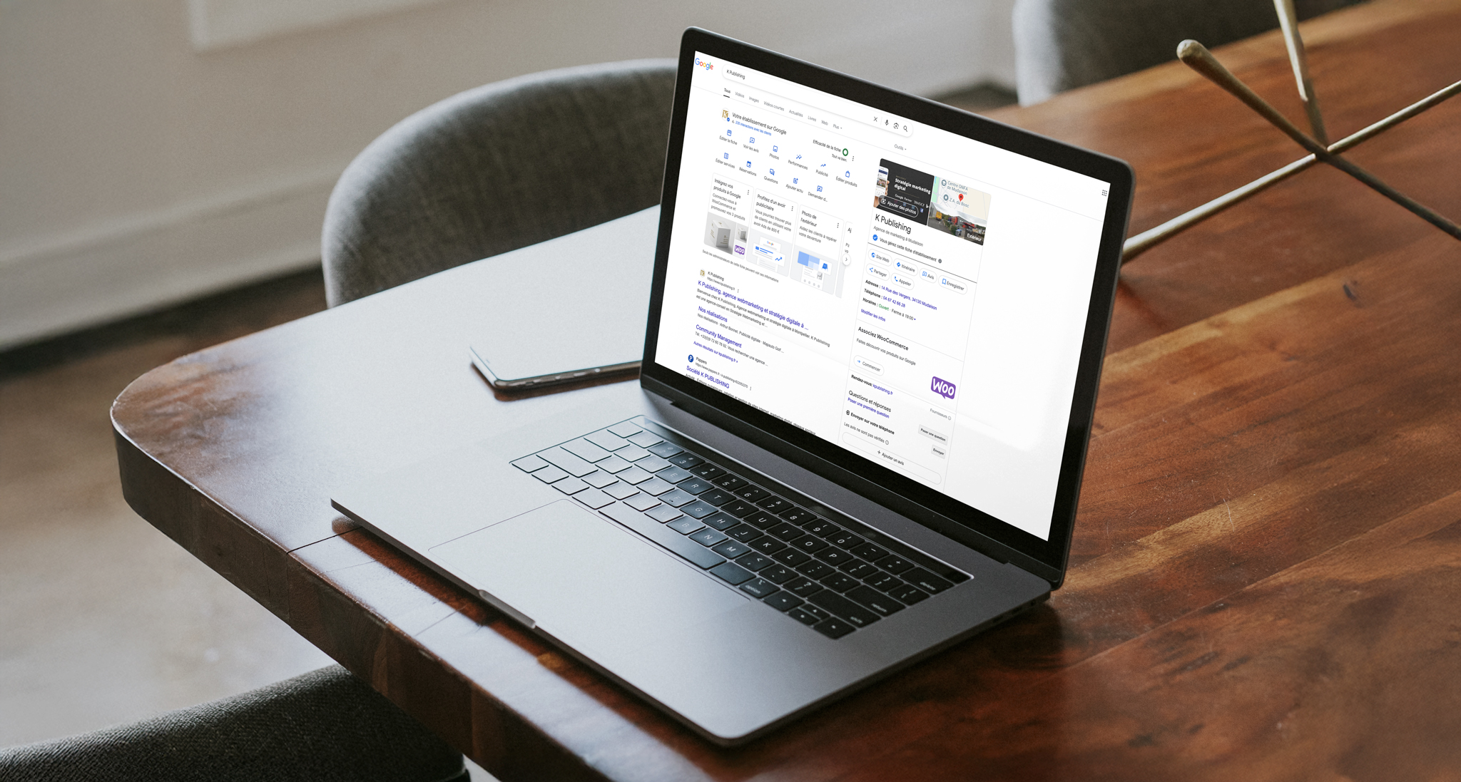 Création d'une fiche google my business